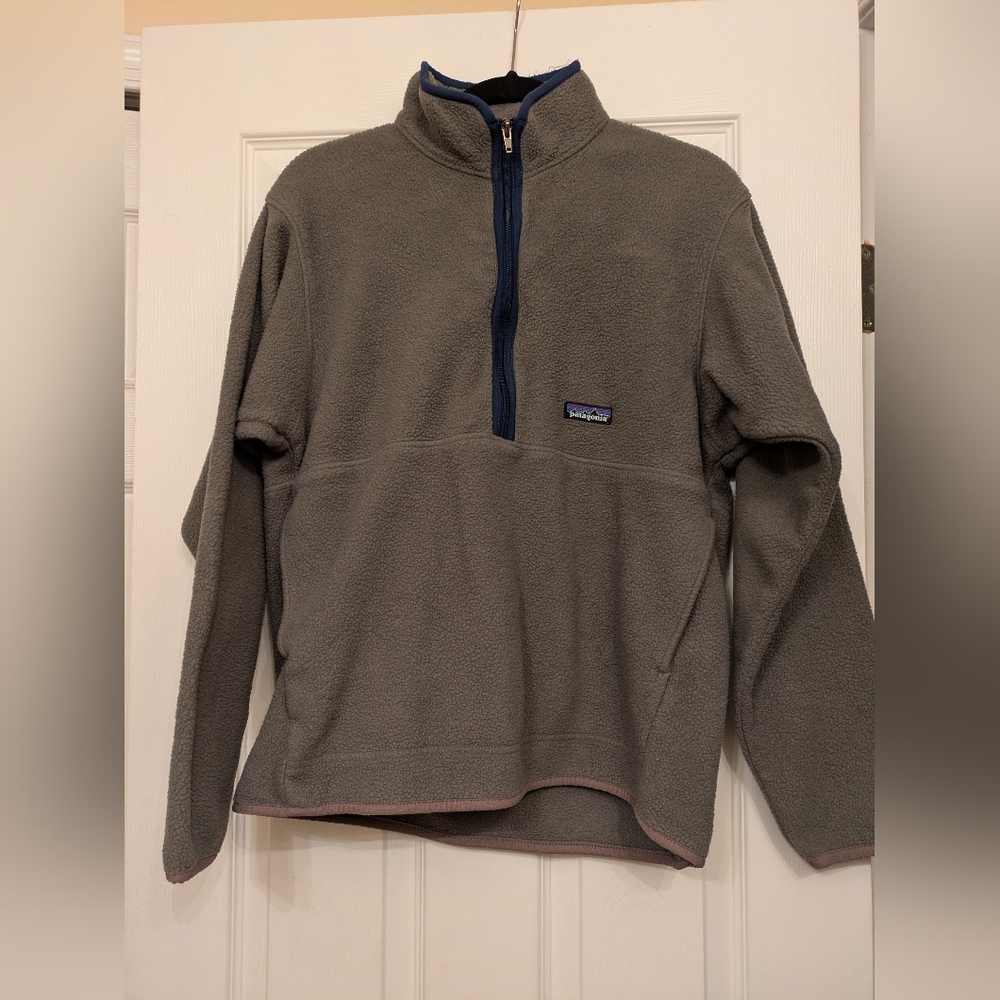 Patagonia Gray Fleece Pullover